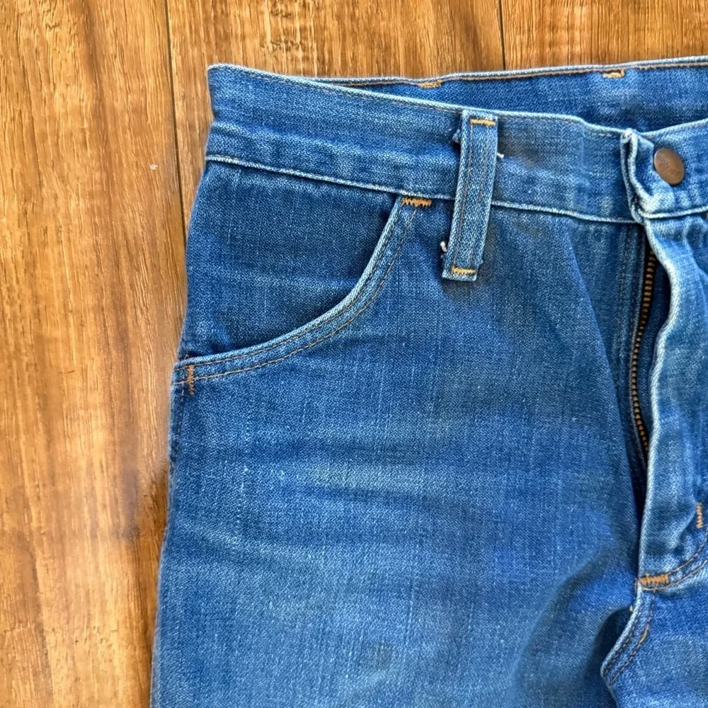 WRANGLER Womens Vintage Classic Blue Bootcut Western Jeans Size 4 - Picture 2 of 13